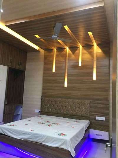 Ceiling, Furniture, Lighting, Storage, Bedroom Designs by Contractor shamim shifi, Delhi | Kolo