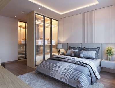 Bedroom, Furniture, Lighting, Storage, Home Decor Designs by 3D & CAD Kamil Ali, Delhi | Kolo
