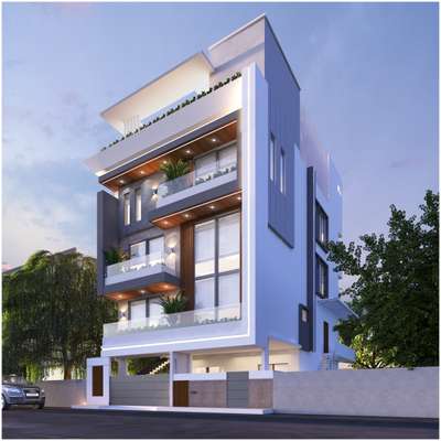 Exterior, Lighting Designs by 3D & CAD Sabir p s, Thrissur | Kolo