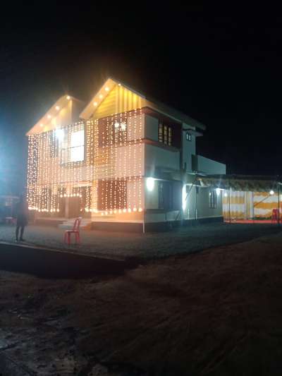 Exterior, Lighting Designs by Contractor Zeekon Builders Pvt Ltd sagar, Pathanamthitta | Kolo