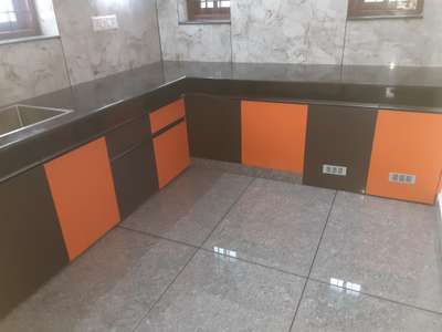 Flooring, Kitchen, Storage Designs by Carpenter Aneesh VP, Thiruvananthapuram | Kolo