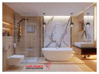 Bathroom, Lighting Designs by Interior Designer Fairhomes Architects   Interiors , Ernakulam | Kolo