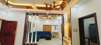 Lighting, Living, Table, Furniture, Ceiling Designs by Civil Engineer AMAL RAJ, Thiruvananthapuram | Kolo