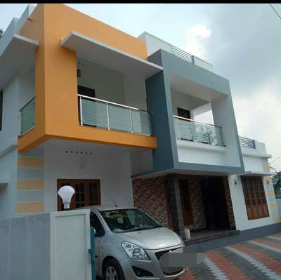 Exterior Designs by Painting Works UNIQUE  HOME DECORS, Ernakulam | Kolo