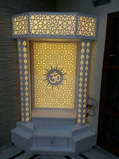 Prayer Room, Storage Designs by Carpenter ravindra विश्वकर्मा रविंद्र विश्वकर्मा, Jaipur | Kolo
