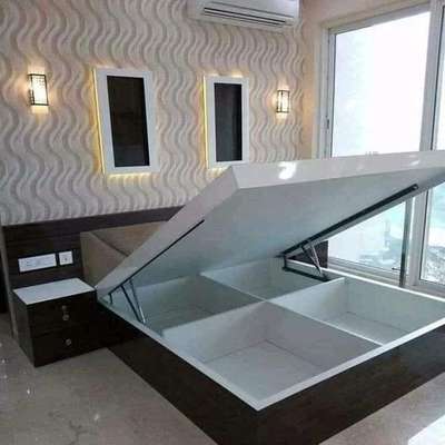 Furniture, Storage, Bedroom, Wall, Window Designs by Interior Designer ali khan, Gautam Buddh Nagar | Kolo