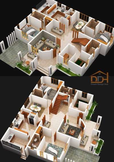 Plans Designs by 3D & CAD Dream Design Hub ✅️, Malappuram | Kolo