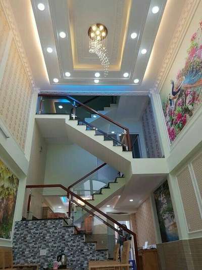 Ceiling, Lighting, Staircase Designs by Civil Engineer Salman Shaikh, Khargone | Kolo