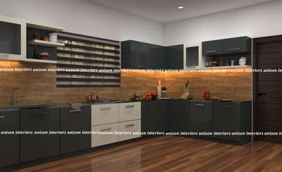 Lighting, Kitchen, Storage Designs by Interior Designer Unison Interiors, Kottayam | Kolo
