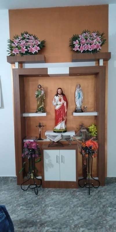 Prayer Room Designs by Carpenter Shamon VC, Kottayam | Kolo