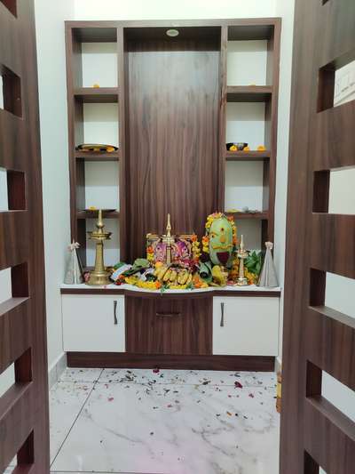Prayer Room, Storage, Flooring Designs by Carpenter Shyju  Tr, Ernakulam | Kolo