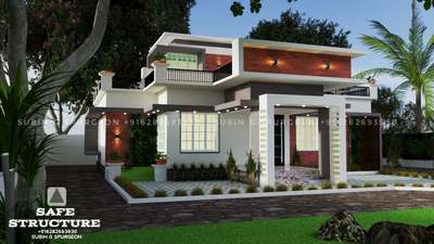 Exterior, Lighting Designs by Civil Engineer SUBIN G SPURGEON, Pathanamthitta | Kolo