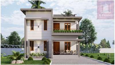 Exterior, Lighting Designs by Civil Engineer A FRAME  Developers , Thiruvananthapuram | Kolo