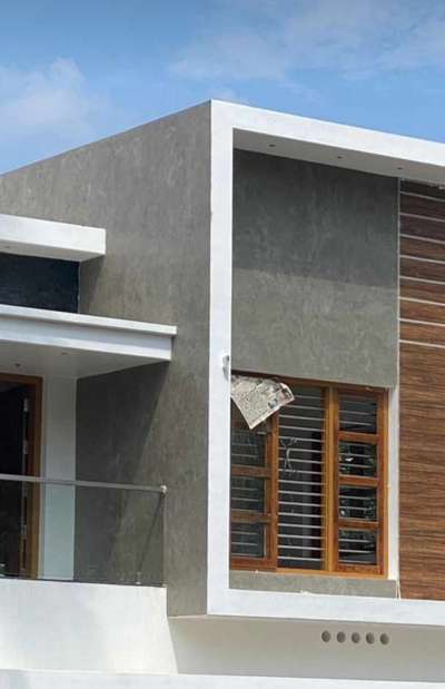 Outdoor, Exterior, Wall, Home Decor Designs by Civil Engineer LAKS  building concept , Kollam | Kolo