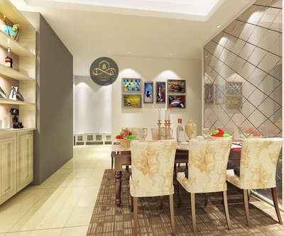 Dining, Furniture, Table, Storage, Wall Designs by Architect Futuristic  Architects , Gautam Buddh Nagar | Kolo