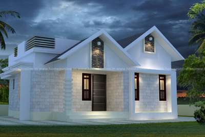 Exterior, Lighting Designs by Contractor Noushad Ali, Alappuzha | Kolo
