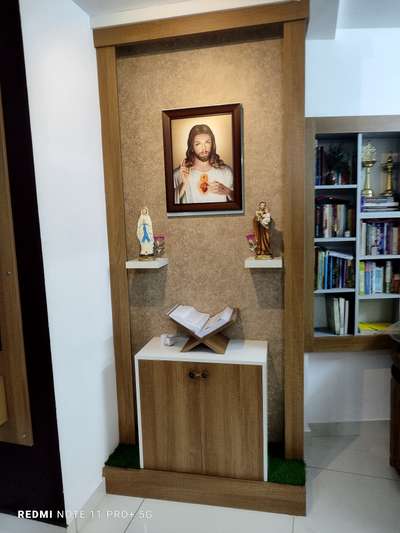 Prayer Room, Storage, Home Decor Designs by Contractor filson francis, Ernakulam | Kolo