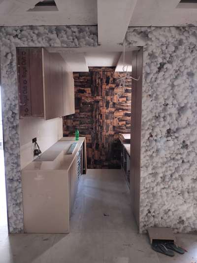 Kitchen, Storage, Wall Designs by Contractor Ashu  Saifi , Meerut | Kolo