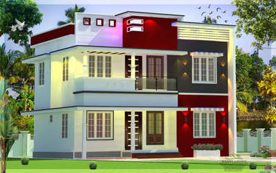 Exterior, Lighting Designs by Civil Engineer Sujith S, Alappuzha | Kolo