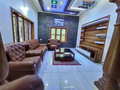 Living, Furniture, Storage, Lighting, Ceiling, Wall Designs by Interior Designer GOKULAM interior, Kannur | Kolo