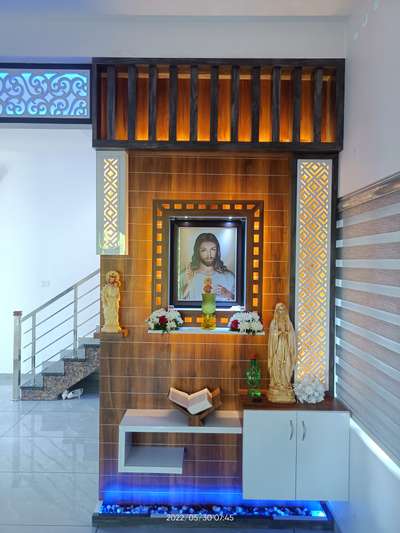 Prayer Room Designs by Carpenter Jitheesh Vx, Ernakulam | Kolo
