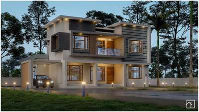 Exterior, Lighting Designs by Civil Engineer Sarath tp, Palakkad | Kolo