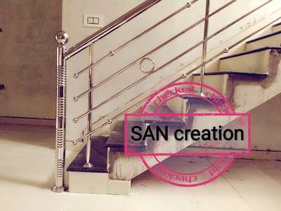 Staircase Designs by Fabrication & Welding sanoj sanu, Thrissur | Kolo