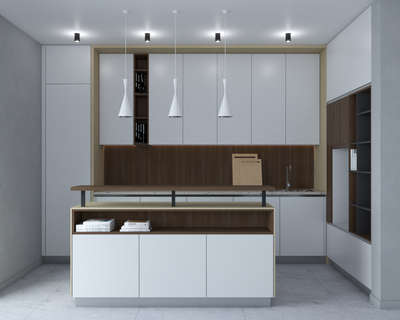 Kitchen, Storage Designs by Architect Ar Sreeraj, Ernakulam | Kolo
