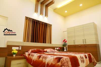 Bedroom, Ceiling, Lighting, Storage, Furniture Designs by Interior Designer sujeesh p p, Malappuram | Kolo
