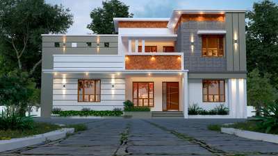 Exterior, Lighting Designs by Civil Engineer BUILDWELL  , Ernakulam | Kolo
