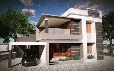 Exterior Designs by Civil Engineer Siva , Thiruvananthapuram | Kolo