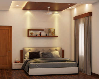 Ceiling, Furniture, Storage, Bedroom, Door Designs by Interior Designer Vamah designers and  interiors, Kottayam | Kolo