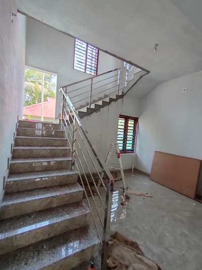 Staircase Designs by Fabrication & Welding Mathew Sajan, Ernakulam | Kolo