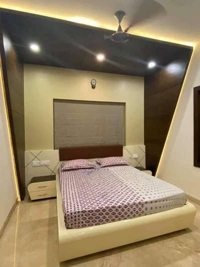 Ceiling, Furniture, Storage, Bedroom, Wall Designs by Contractor Coluar Decoretar Sharma Painter Indore, Indore | Kolo