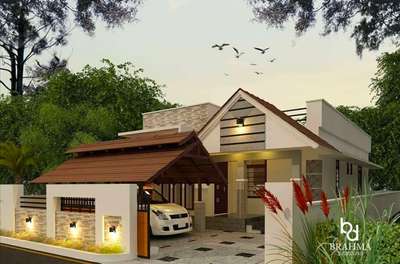 Exterior, Lighting Designs by Interior Designer SREENATH V G, Thrissur | Kolo