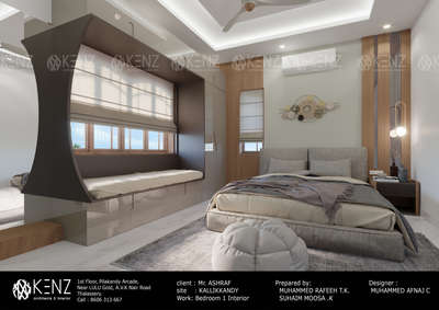 Bedroom, Furniture, Storage Designs by Civil Engineer kenz Architects , Kannur | Kolo