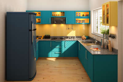 Kitchen, Storage Designs by 3D & CAD Shaheeb UK, Thrissur | Kolo