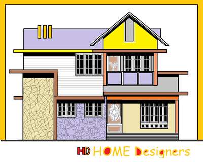 Exterior Designs by Contractor SK Builders, Ernakulam | Kolo