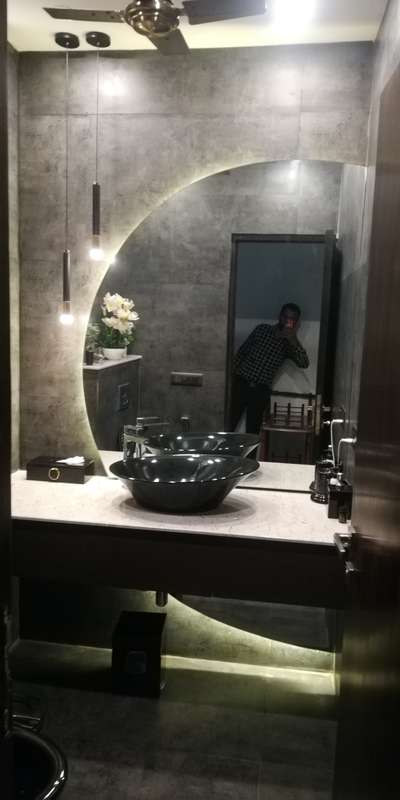 Bathroom, Lighting Designs by Contractor Taukeer Ahamad, Delhi | Kolo