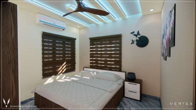 Bedroom, Ceiling Designs by 3D & CAD aneesh a, Thiruvananthapuram | Kolo