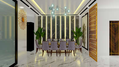 Dining, Furniture, Table, Lighting, Home Decor Designs by Architect Vishal Gupta, Delhi | Kolo