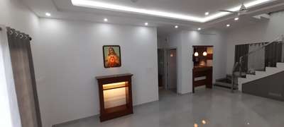 Wall, Lighting, Staircase Designs by Contractor Sabin MN, Ernakulam | Kolo