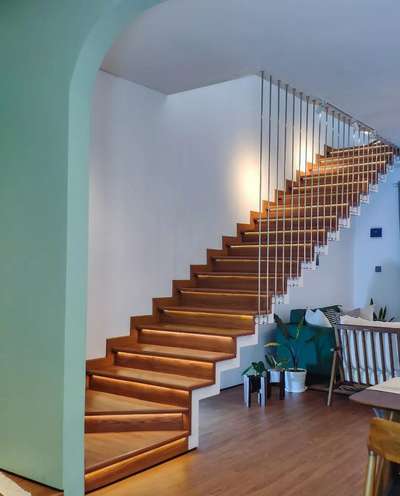 Staircase Designs by Interior Designer shajahan shan, Ernakulam | Kolo