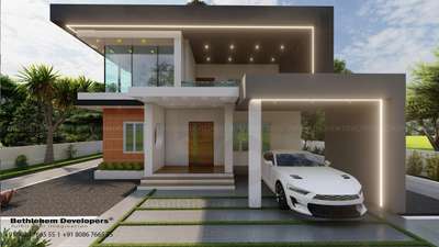 Exterior, Lighting Designs by Civil Engineer DRISYA  VELAYUDHAN, Thrissur | Kolo
