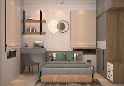 Lighting, Furniture, Storage, Bedroom Designs by Interior Designer paridhi rai, Jaipur | Kolo