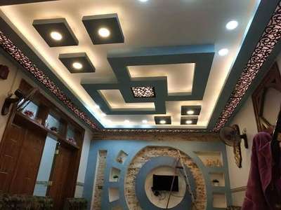 Ceiling, Lighting Designs by Contractor vijay Home constructions, Gautam Buddh Nagar | Kolo