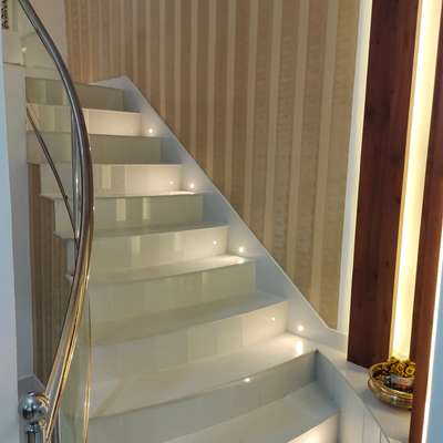 Lighting, Staircase Designs by Civil Engineer VIPIN PV, Thrissur | Kolo