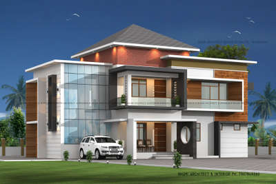 Exterior, Lighting Designs by Civil Engineer BHUMI Architecural Design Studio, Palakkad | Kolo