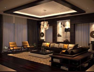 Ceiling, Furniture, Lighting, Living, Table Designs by Interior Designer New Look Interior, Delhi | Kolo