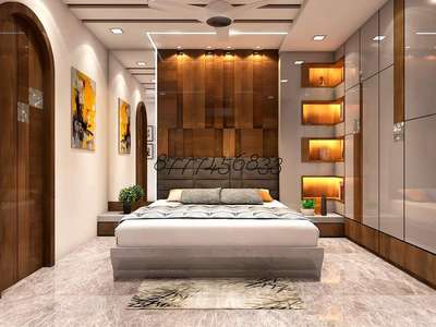 Ceiling, Furniture, Lighting, Storage, Bedroom Designs by Interior Designer Md Shahid, Sahibzada Ajit Singh Nagar | Kolo